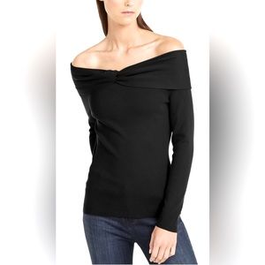 I.N.C. International Concepts XL twist off shoulder sweater